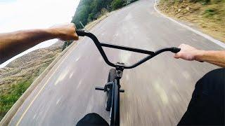 Intense BMX Hill Bomb - Top Speed *No Brakes*