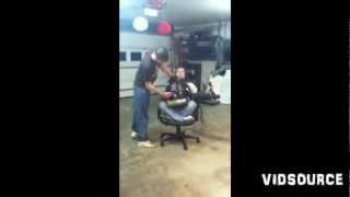 vidsource: Office Chair And A Leaf Blower