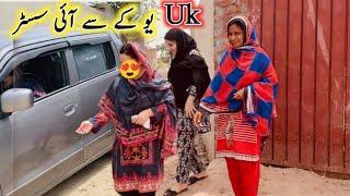 UK Se Aayi sister Milne Mud House Village Life || Ayra Village