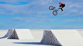 High Altitude BMX Shredding in a Salt Desert