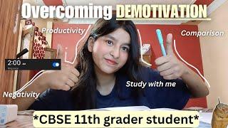 Overcoming demotivation! 2 AM study diaries  #study #studyvlog || Avika Goel 