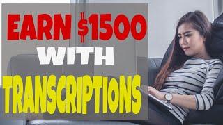 5 Transcription Jobs That Earns 1500 Per Month Become 5 Transcription Jobs That Earns 1500 Per Month