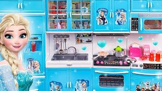 55 Minutes Satisfying with Unboxing Disney Frozen Elsa Kitchen Playset ASMR | Toys Collection Review