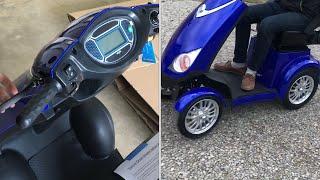 (quick review) heavy duty MOBILITY SCOOTER (e-wheel) ew-72