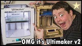 Ultimaker 2 3D Printer Unboxing & Review - @Barnacules