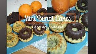 MINI BUNDT CAKES - CHOCOLATE Y NARANJA | Receta fácil y muy jugosos!! | Cocinando Tentaciones