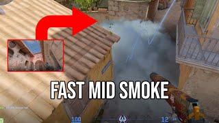 CS2 Inferno FAST BANANA SMOKE FROM CT SPAWN