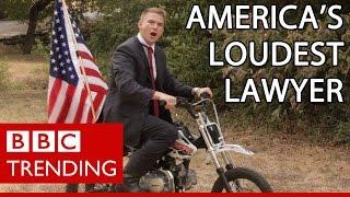 The Texas Law Hawk - the loudest lawyer in America. BBC Trending