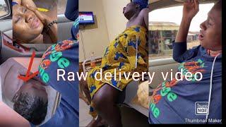 Raw and natural delivery video of Jnr Pope's wife! #deliveryvlog #naturalbirth