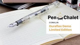 The Conklin Duraflex Limited Edition Fountain Pen Unboxing & Writing Sample