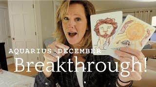 AQUARIUS : BREAKTHROUGH! Courage & Collaboration | December 2024 Zodiac Tarot Reading