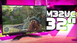 GIGABYTE (M32UC) 32" 4K 144Hz HDR 1ms Curved Gaming Monitor.