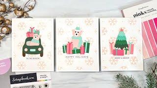 3 Christmas Cards with ONE Die Set! | Scrapbook.com