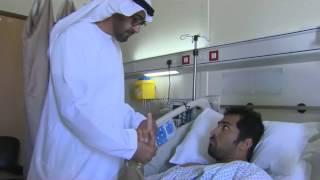 Sheikh Mohammed bin Zayed visits wounded soldiers - video