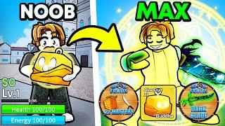 Noob To MAX The FAST WAY In Blox Fruits (Roblox)