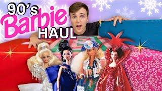 I Was Gifted A TON of 90's Barbies! Holiday, Bob Mackie, Teen Talk & More!