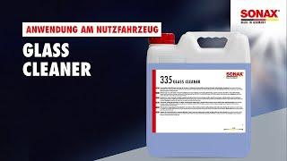 Anwendung SONAX PROFILINE GlassCleaner für Nutzfahrzeuge