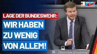 Bundeswehr: Wir haben zu wenig von Allem! - Dr. Michael Espendiller - AfD-Fraktion im Bundestag