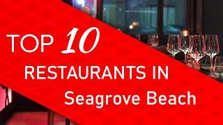 Top 10 best Restaurants in Seagrove Beach, Florida