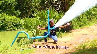 I turn PVC pipe into a water pump no need electric power easy way life hacked at home 2