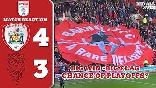 Instant Reaction | Barnsley 4-3 Lincoln | Big Win | Big Flag | Play Offs Possible? | Red All Over