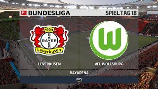 Bayer 04 Leverkusen : VfL Wolfsburg 18. Spieltag  FIFA 21 Bundesliga  Gameplay Deutsch