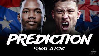 SUBRIEL MATIAS VS LIAM PARO | PUNCH PERFECT PREDICTION 