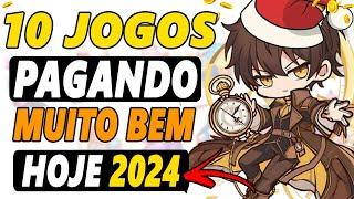 10 JOGOS NFT PAGANDO HOJE! Veja COMO GANHAR DINHEIRO em 2024 (PC e CELULAR)