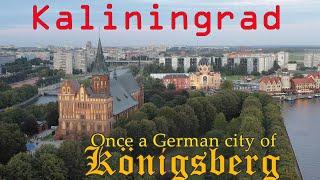 Kaliningrad Russia 4K.  Russian People and German Heritage