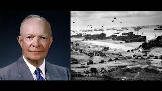 Dwight Eisenhower reads his D-Day radio address to the Allied Nations (Speech Synthesis)