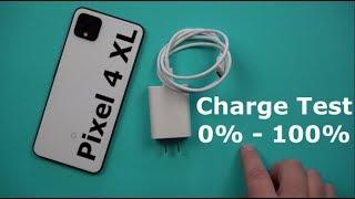 Google Pixel 4 XL Charge Test 0%-100%