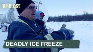 Deadly Ice Freeze on a Treacherous Ice Road | Extreme Ice Railroad | Up Close