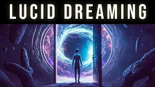 Enter The Dream Universe | Deep Lucid Dreaming Binaural Beats Music | Black Screen REM Sleep Music