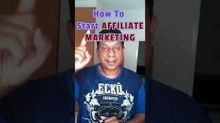 How do you Start Affiliate Marketing- 4 Step Process #shorts