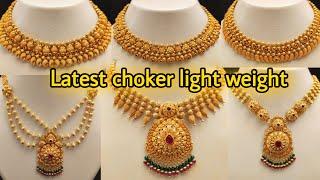 latest gold choker designs 2021 | simple gold choker necklace designs | 22k gold choker necklace