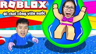 Một ngày đi chơi công viên nước lớn nhất Roblox !? bqThanh và Ốc Chơi Nhiều Trò Cực Vui