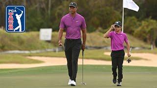 Tiger & Charlie Woods shoot 10-under 62 | Round 1 | PNC Championship