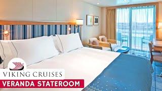 Viking Mars | Veranda Stateroom Walkthrough Tour & Review 4K | Viking Ocean Cruises