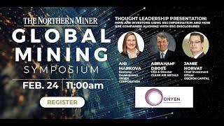 ONYEN CORPORATION | Global Mining Symposium Thought Leadership Presentation