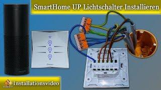 SmartHome Unterputz Lichtschalter Installieren Anleitung / Amazon Echo