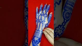 Tried Meesho mehndi stencil review how to use mehndi stencil#mehndistencil#sticker#viralshort