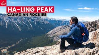 Canadian Rockies Hiking:  HA-LING PEAK in Canmore, Alberta