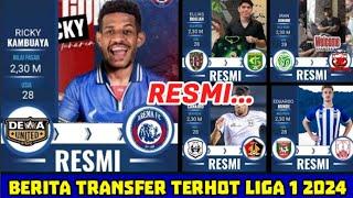 REKAP 15 TRANSFER RESMI LIGA 1 MUSIM 2024-2025 | AREMA HARI INI - PERSEBAYA HARI INI - MADURA UNITED