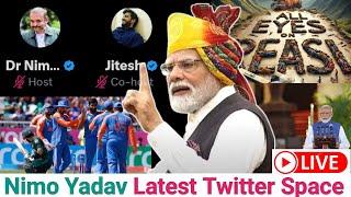 India Vs Pakistan World Cup Match | Modi 3.0 | Nimo Yadav Twitter Video on Latest Controversary