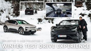 Polestar 3 and Polestar 4 Winter Driving Test – How They Handle the Cold!
