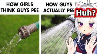 Men Is This True?! | Boys vs Girls Memes | Filian Finally Learns Male vs Female Body Differences