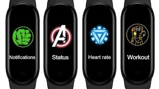 Avengers Theme For Mi Band 5