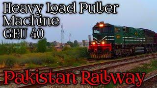 Heavy Load Puller Machine of Pakistan Railway Train | American Manufactured Locomotive | Rail Gari