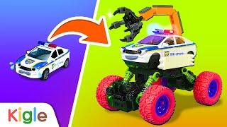 Spesial Mobil Polisi | Mobil Mainan Anak-anak | Kigle TV Indonesia