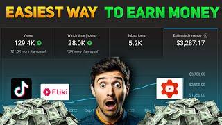 Easiest way to make money online by Fliki AI, Chat GPT with Faceless Youtube channel